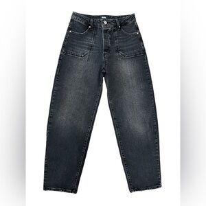 PAIGE Women's Straight Leg Jeans - Dark Gray